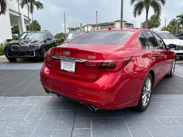 used 2024 INFINITI Q50 car, priced at $33,533