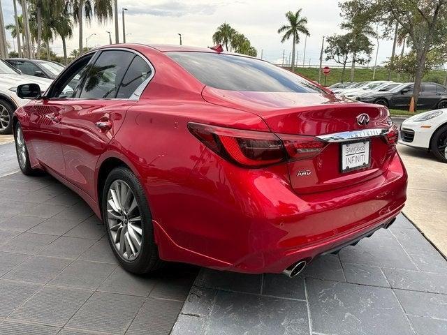 used 2024 INFINITI Q50 car, priced at $33,533