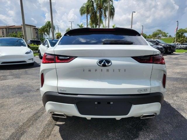 new 2025 INFINITI QX55 car, priced at $52,985