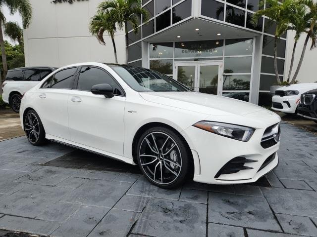 used 2021 Mercedes-Benz AMG A 35 car, priced at $33,900