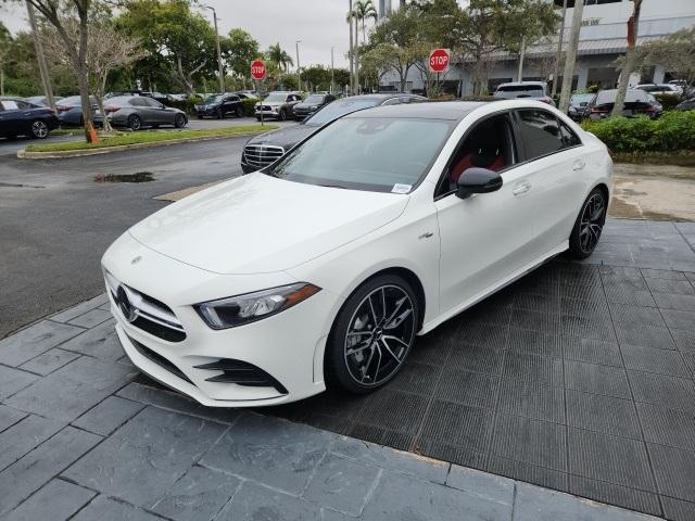 used 2021 Mercedes-Benz AMG A 35 car, priced at $33,900