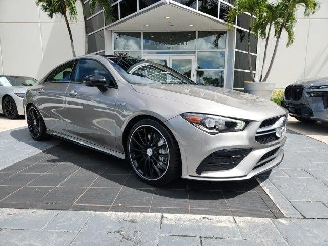used 2020 Mercedes-Benz AMG CLA 35 car, priced at $28,379