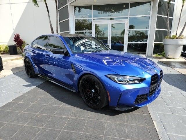 used 2023 BMW M3 car, priced at $73,788