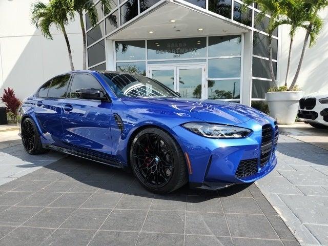 used 2023 BMW M3 car, priced at $73,788