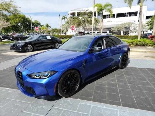 used 2023 BMW M3 car, priced at $73,788