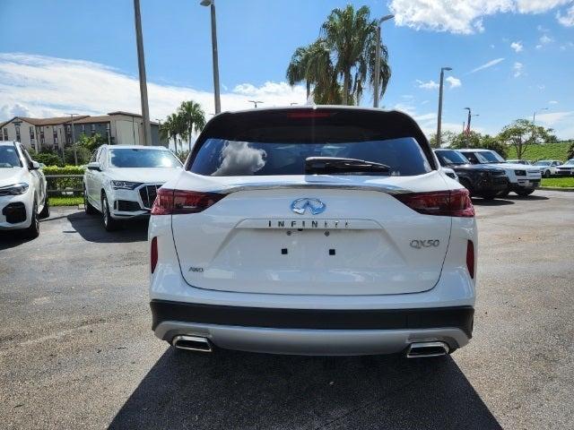 new 2025 INFINITI QX50 car, priced at $44,585