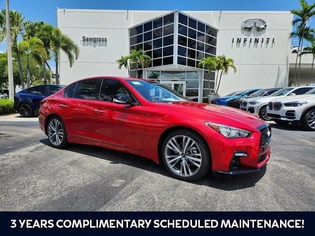 new 2024 INFINITI Q50 car, priced at $50,365