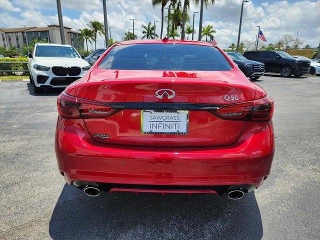 new 2024 INFINITI Q50 car, priced at $50,365