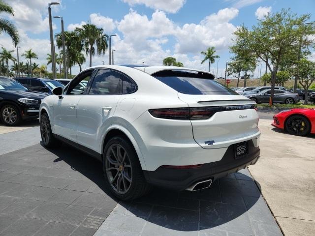 used 2022 Porsche Cayenne E-Hybrid Coupe car, priced at $69,499