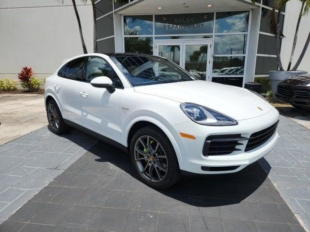 used 2022 Porsche Cayenne E-Hybrid Coupe car, priced at $68,890