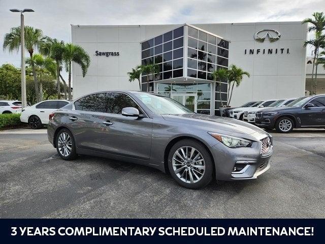 new 2024 INFINITI Q50 car, priced at $43,404