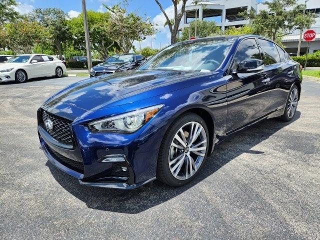 new 2024 INFINITI Q50 car, priced at $52,160