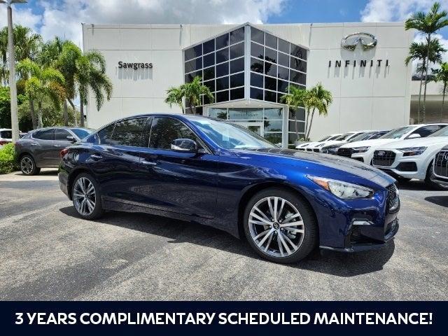 new 2024 INFINITI Q50 car, priced at $50,604