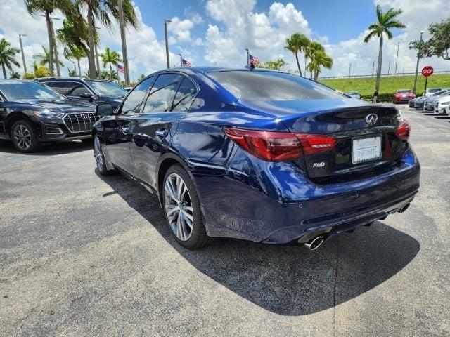 new 2024 INFINITI Q50 car, priced at $52,160