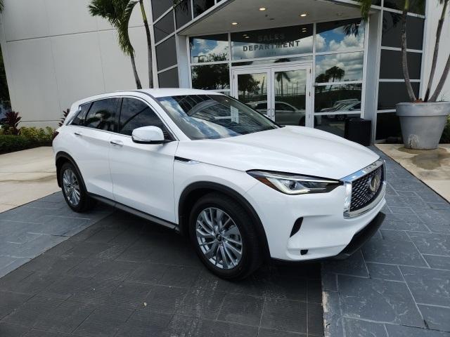 used 2025 INFINITI QX50 car, priced at $34,599