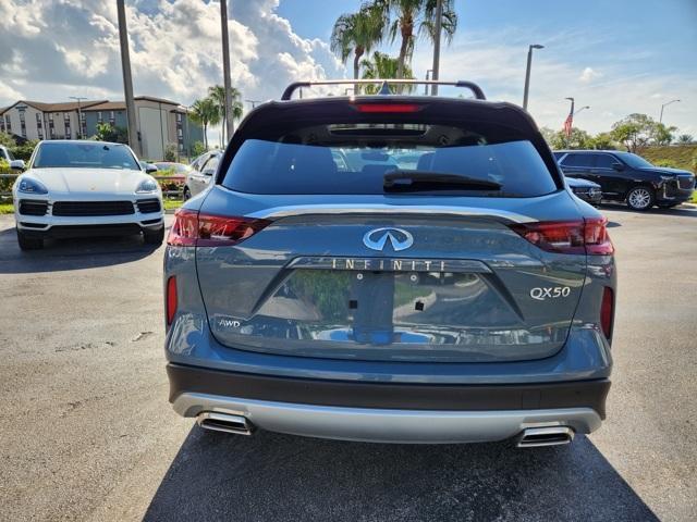 new 2025 INFINITI QX50 car, priced at $49,750