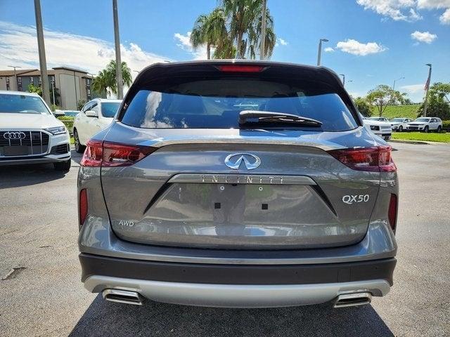 new 2025 INFINITI QX50 car, priced at $53,270