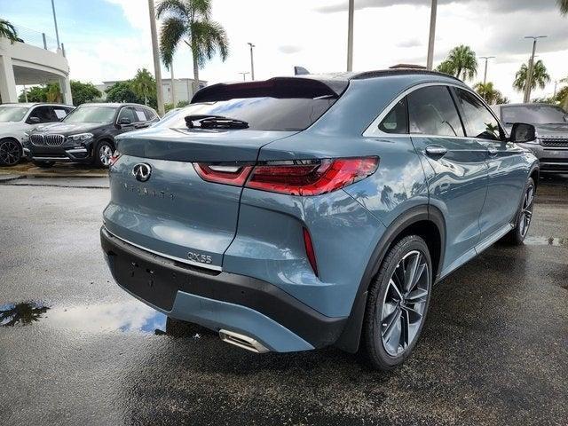 new 2025 INFINITI QX55 car, priced at $52,780