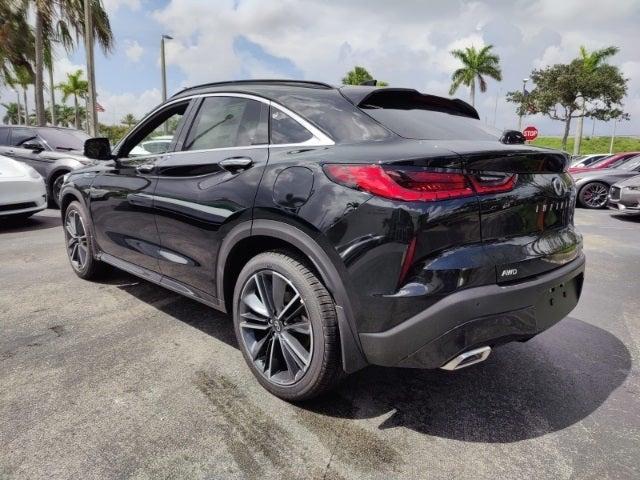 new 2025 INFINITI QX55 car, priced at $61,340