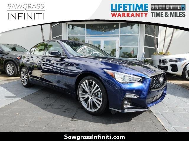 used 2023 INFINITI Q50 car, priced at $35,569