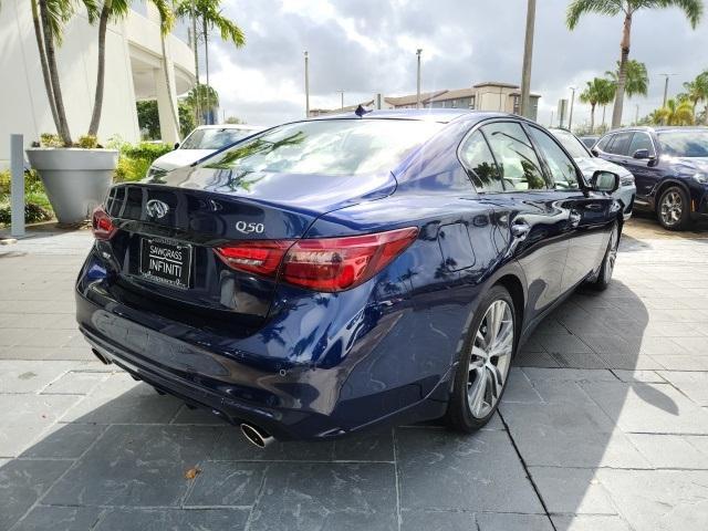 used 2023 INFINITI Q50 car, priced at $34,900