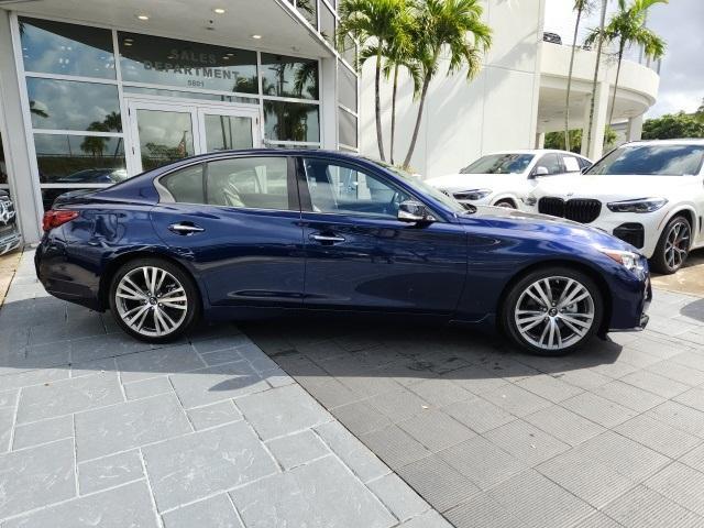 used 2023 INFINITI Q50 car, priced at $34,900