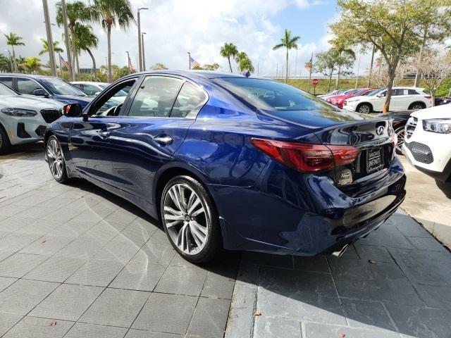 used 2023 INFINITI Q50 car, priced at $34,900