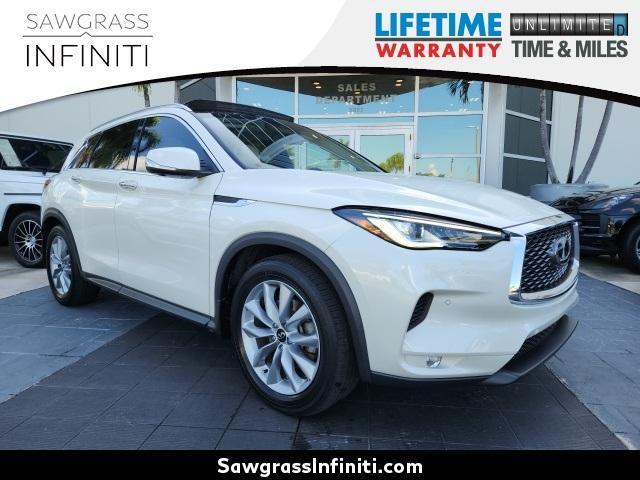 used 2022 INFINITI QX50 car, priced at $30,579