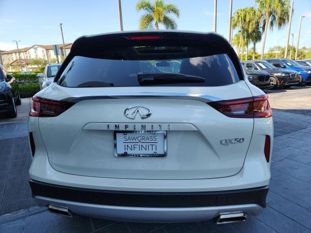 used 2022 INFINITI QX50 car, priced at $30,579