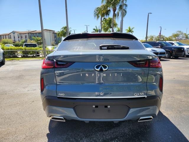 new 2025 INFINITI QX55 car, priced at $59,574