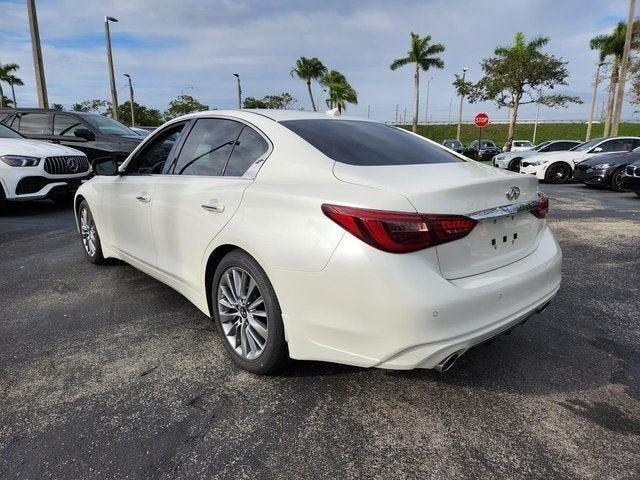 new 2024 INFINITI Q50 car, priced at $43,587