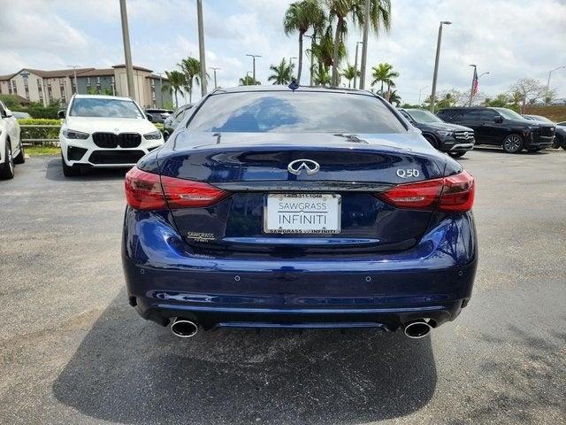 new 2024 INFINITI Q50 car, priced at $50,160