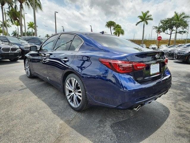 new 2024 INFINITI Q50 car, priced at $50,160