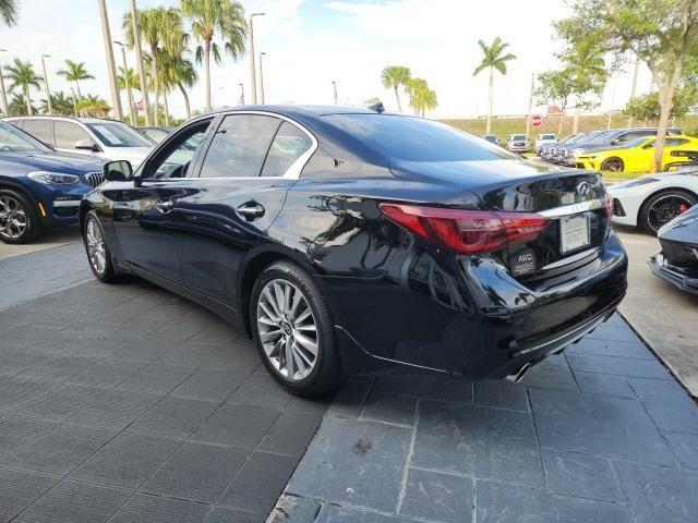 used 2024 INFINITI Q50 car, priced at $39,899