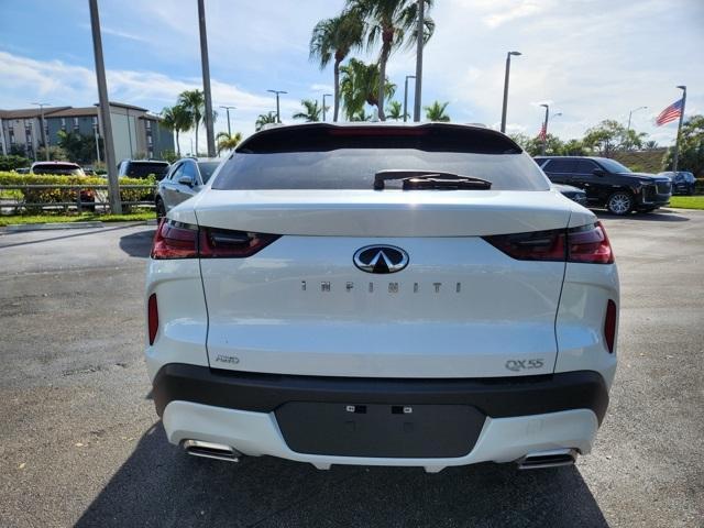 new 2025 INFINITI QX55 car, priced at $58,080