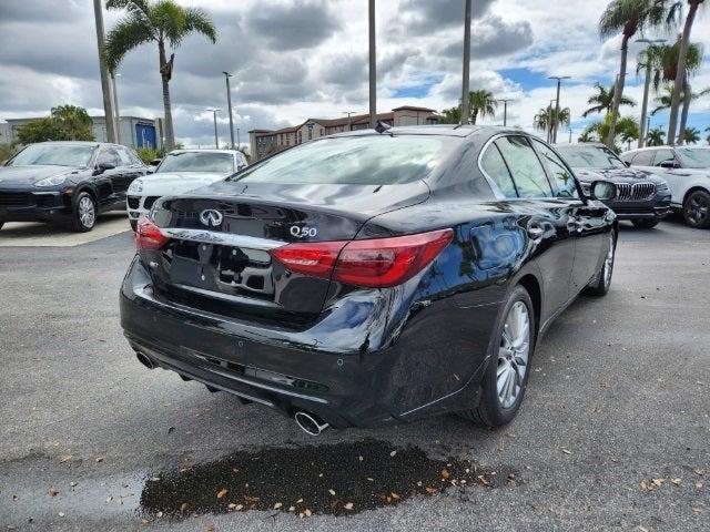 new 2024 INFINITI Q50 car, priced at $44,821