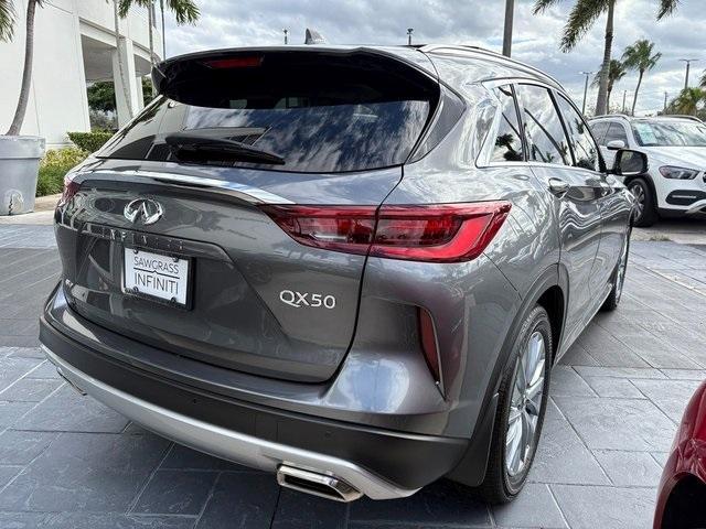 used 2025 INFINITI QX50 car, priced at $36,668