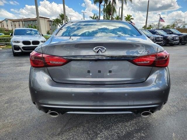 new 2024 INFINITI Q50 car, priced at $57,115