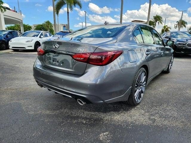 new 2024 INFINITI Q50 car, priced at $57,115