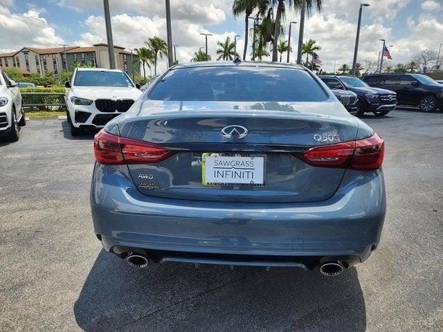 new 2024 INFINITI Q50 car, priced at $59,810