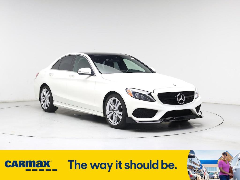 used 2015 Mercedes-Benz C-Class car, priced at $22,998