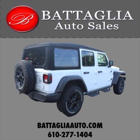 used 2021 Jeep Wrangler car, priced at $31,474