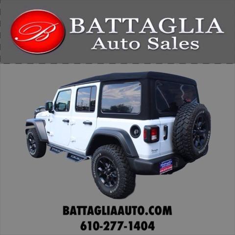 used 2021 Jeep Wrangler car, priced at $31,474