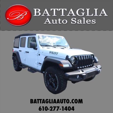 used 2021 Jeep Wrangler car, priced at $31,474