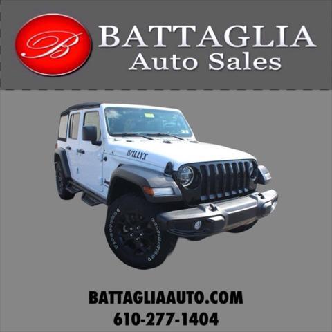 used 2021 Jeep Wrangler car, priced at $31,474