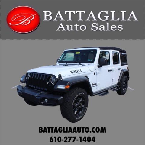 used 2021 Jeep Wrangler car, priced at $31,474