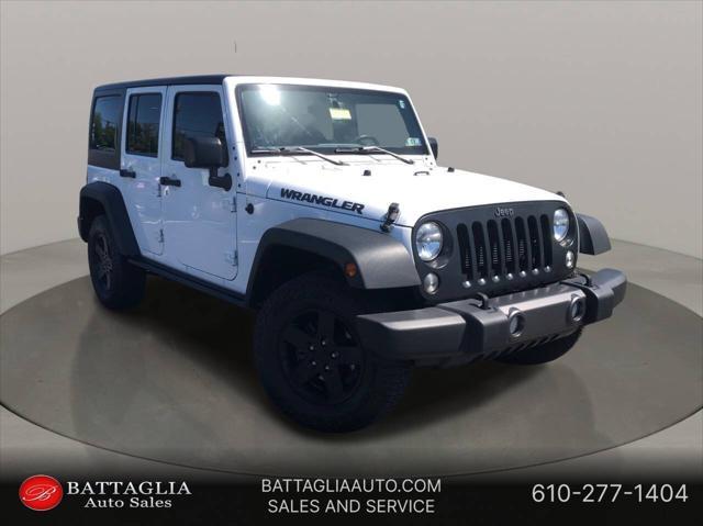 used 2016 Jeep Wrangler Unlimited car, priced at $22,688