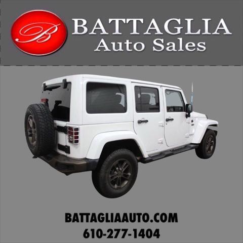 used 2016 Jeep Wrangler Unlimited car, priced at $22,502