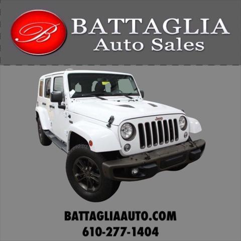 used 2016 Jeep Wrangler Unlimited car, priced at $21,888