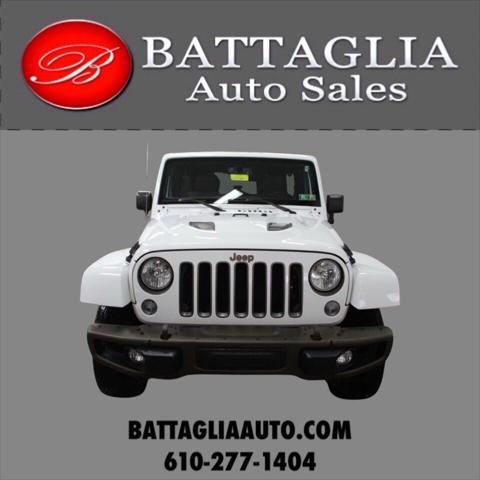 used 2016 Jeep Wrangler Unlimited car, priced at $22,502